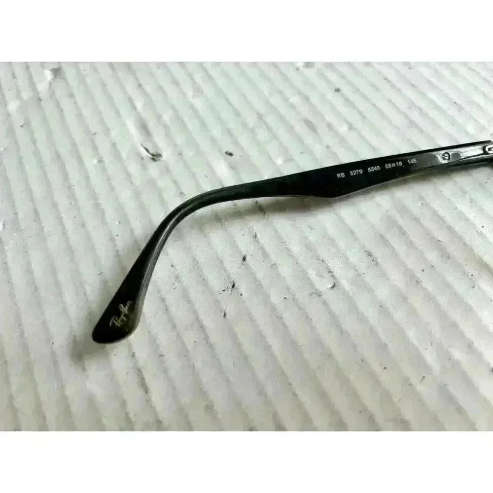 Ray-Ban Eyeglasses RB 5279 5540‎ Gray Horn Fade Square Frame 53-18-145 No…